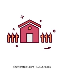 Real Estate icon design vector