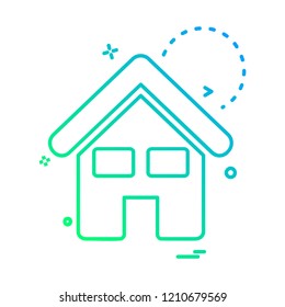 Real Estate icon design vector