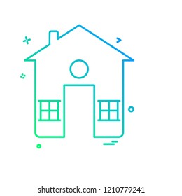 Real Estate icon design vector