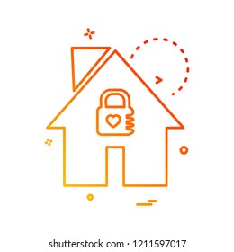 Real Estate icon design vector
