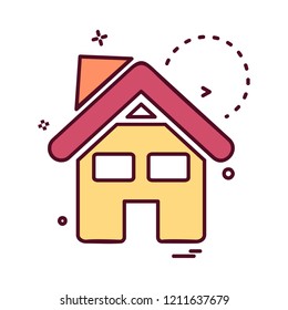Real Estate icon design vector
