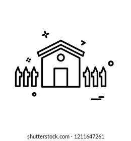 Real Estate icon design vector