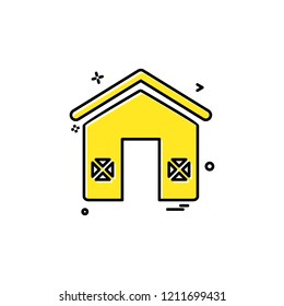 Real Estate icon design vector