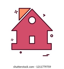 Real Estate icon design vector