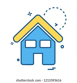 Real Estate icon design vector