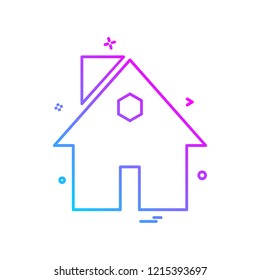 Real Estate icon design vector