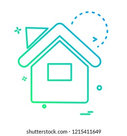 Real Estate icon design vector