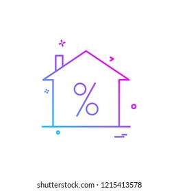 Real Estate icon design vector