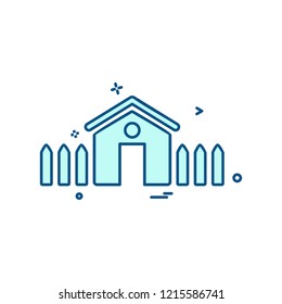 Real Estate icon design vector
