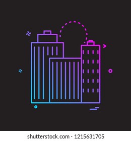 Real Estate icon design vector