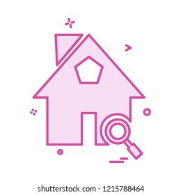 Real Estate icon design vector