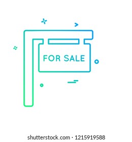 Real Estate icon design vector