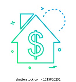 Real Estate icon design vector