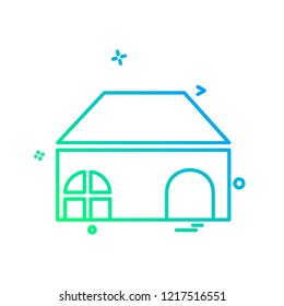 Real Estate icon design vector