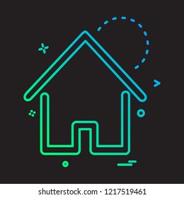 Real Estate icon design vector