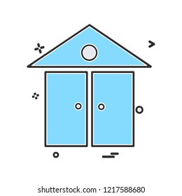 Real Estate icon design vector 