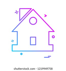 Real Estate icon design vector