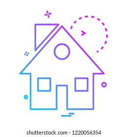 Real Estate icon design vector