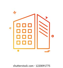 Real Estate icon design vector