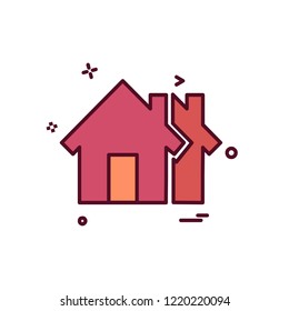 Real Estate icon design vector