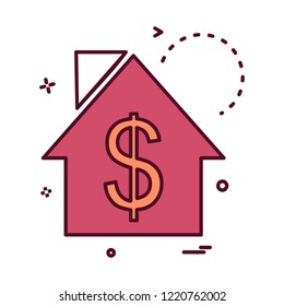 Real Estate icon design vector