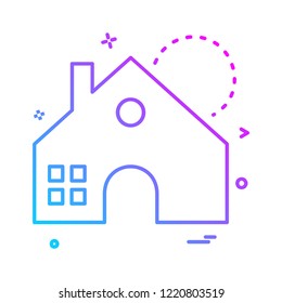 Real Estate icon design vector