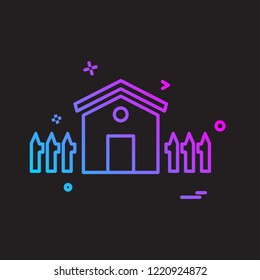 Real Estate icon design vector