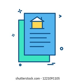 Real Estate icon design vector 