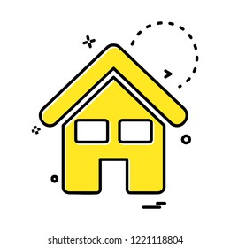 Real Estate icon design vector