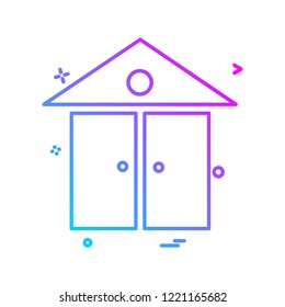 Real Estate icon design vector 