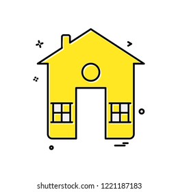 Real Estate icon design vector