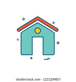 Real Estate icon design vector