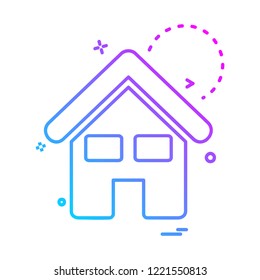 Real Estate icon design vector
