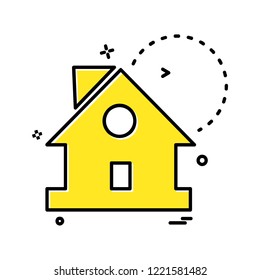 Real Estate icon design vector 