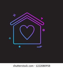 Real Estate icon design vector