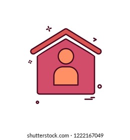 Real Estate icon design vector