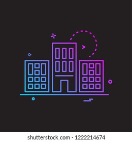Real Estate icon design vector