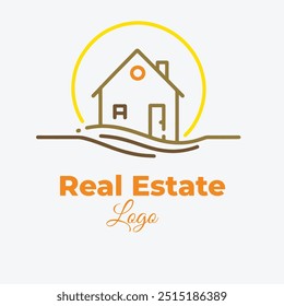 Real Estate Icon Design - Vector Property Symbol