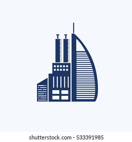 Real estate icon design,clean vector
