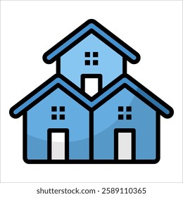 Real Estate Icon Element For Design