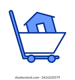 Real Estate Icon Element For Design