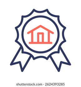 Elemento de ícone imobiliário para design