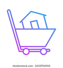 Real Estate Icon Element For Design