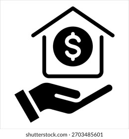 Real Estate Icon Element For Design