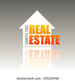 Real estate icon. illustration vector design. 