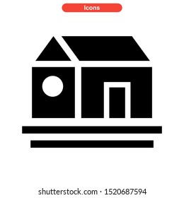 real estate icon isolated sign symbol vector illustration - high quality black style vector icons
