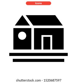 real estate icon isolated sign symbol vector illustration - high quality black style vector icons
