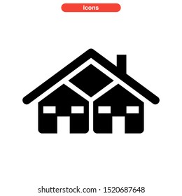 real estate icon isolated sign symbol vector illustration - high quality black style vector icons
