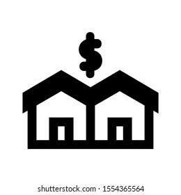 real estate icon isolated sign symbol vector illustration - high quality black style vector icons
