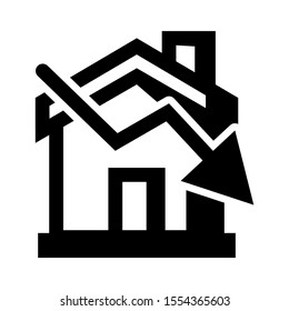 real estate icon isolated sign symbol vector illustration - high quality black style vector icons
